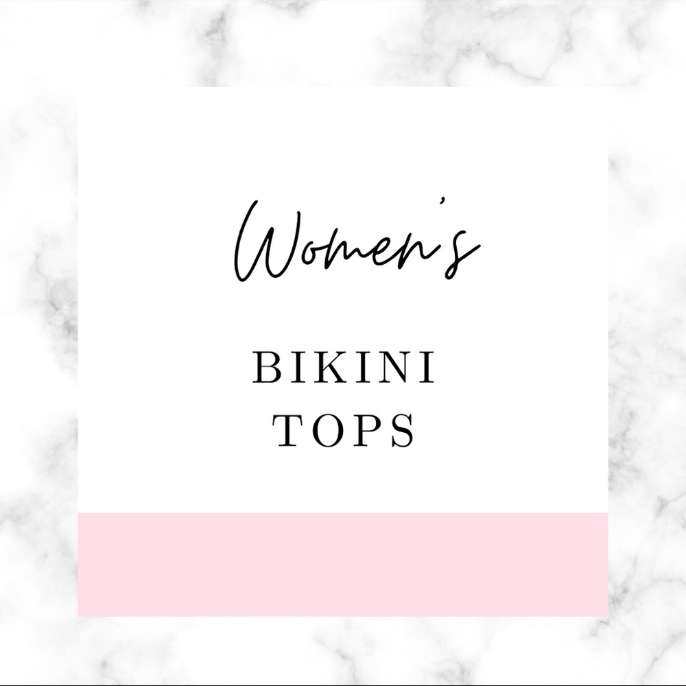 Bikini tops in this section